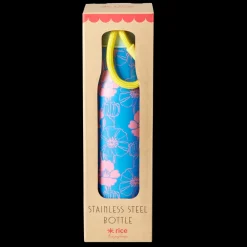 Sale RICE Thermosflasche Poppie Love Print