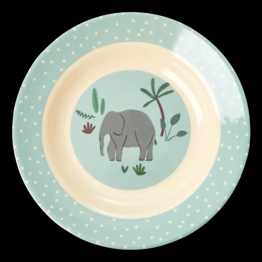RICE Tiefer Kinderteller Jungle Animals