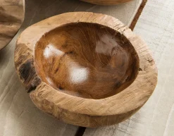 Discount skandeko Naturgewachsene Teakschale