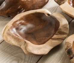 Discount skandeko Naturgewachsene Teakschale