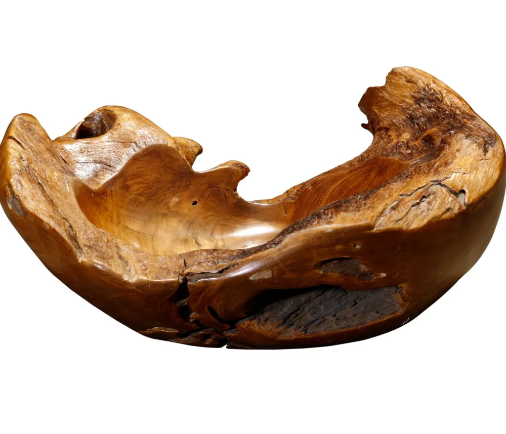 Discount skandeko Naturgewachsene Teakschale