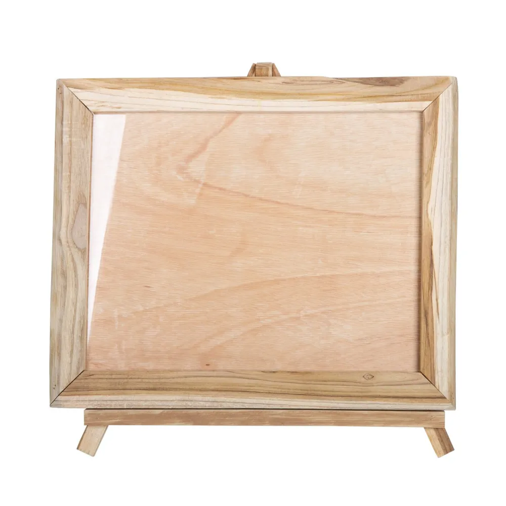 Clearance skandeko Teakholz-Bilderrahmen mit Ständer L