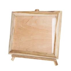 Clearance skandeko Teakholz-Bilderrahmen mit Ständer L
