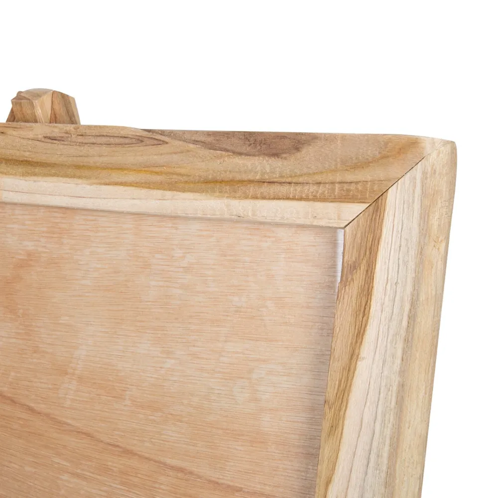 Clearance skandeko Teakholz-Bilderrahmen mit Ständer L